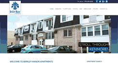 Desktop Screenshot of berkleymanorapartments.com